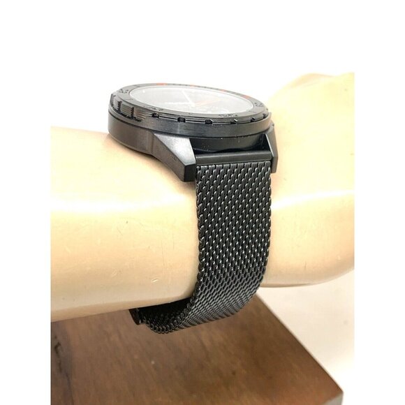 Hugo Boss Men's Watch 1530289 Quartz Black Dial Mesh Stainless Steel 44mm - Picture 11 of 13